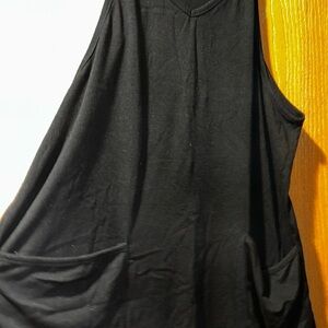 Women's Black Tank Top Romper